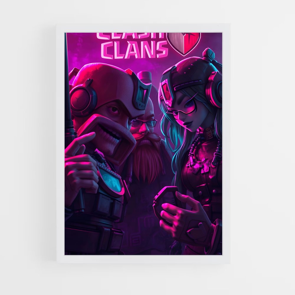 Poster Clan Wars – affiche Clash of clans (vue 3)